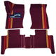 Wine red chenicethreepiece set
